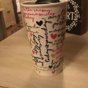 Cute Ceramic Mug with Lid!